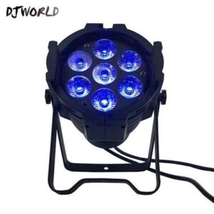 LED Par 7x18W Aluminum alloy LED Par RGBWA+UV 6in1 DMX512 Wash Dj Stage Light Disco Party Light Dj Lighting Ballroom