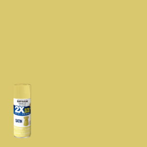 Lemongrass, Rust-Oleum American Accents 2X Ultra Cover Satin Spray Paint- 12 oz