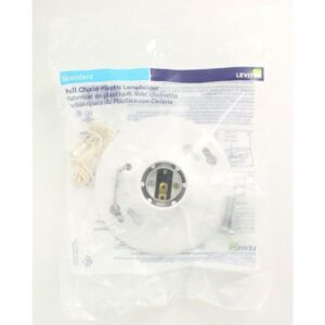 Leviton Plastic Pull-Chain Lampholder 8827-CW4 R50-08827-CW4