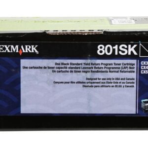 Lexmark 80C1SK0 Return Program Toner Cartridge - Black