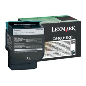 Lexmark C546U1KG Return Program Toner Cartridge - Black