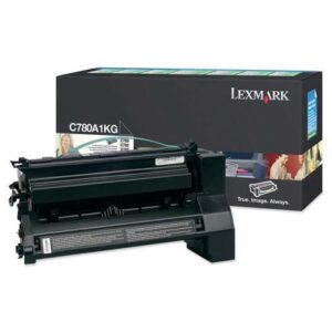 Lexmark C780A1KG Return Program Toner Cartridge - Black