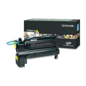Lexmark C792A1YG Return Program Toner Cartridge - Yellow