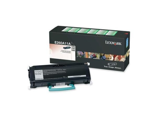 Lexmark E260A11A Return Program Toner Cartridge - Black Lexmark E260A11A Return Program Toner Cartridge - Black