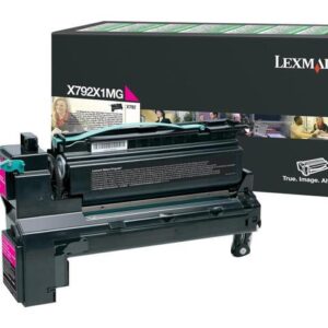 Lexmark, LEXX792X1MG, X792X1CG/KG/MG/YG Toner Cartridges, 1 Each