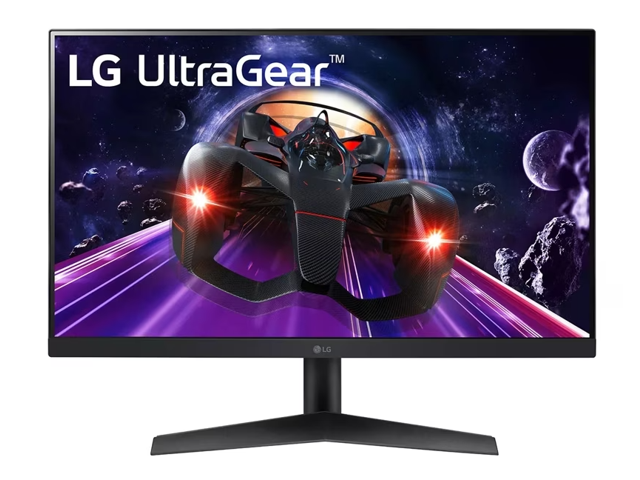 LG 24GN60R-B 24" Full HD 1920 x 1080 UltraGear IPS 1ms 144Hz HDR Monitor with FreeSync Premium Gaming Monitor