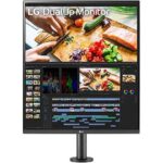LG 28" (27.6" Viewable) 60 Hz Nano IPS SDQHD 16:18 DualUp Monitor with Ergo Stand and USB Type-C 5 ms (GtG at Faster) Flat Panel 28MQ780-B