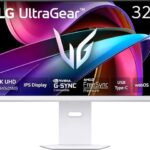 LG 31.5" 144 Hz IPS UHD Gaming Monitor FreeSync Premium & G-Sync Compatible DCI-P3 95% (CIE1976) 32G810SA-W