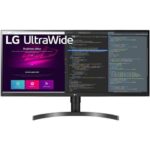 LG 34" 75 Hz IPS UltraWide QHD IPS HDR 10 Monitor 5 ms (GTG at Faster) AMD FreeSync 2 x HDMI, DisplayPort, USB 34WN750-B.AUS
