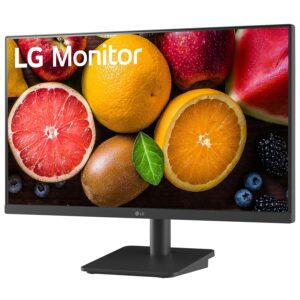 LG FHD Monitor (24MS500) - 23.8" Full HD (1920x1080) IPS Display, 100Hz Refresh Rate, Reader Mode & Flicker Safe, 5ms (GtG) Response time, 3-Side Virtually Borderless Design,...