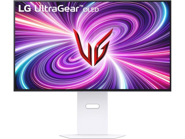 LG UltraGear 32" 4K UHD 3840x2160 OLED Dual-Mode UHD 240Hz / FHD 480Hz 0.03ms (GtG) Height Adjustable 2x HDMI 2.1 1x DisplayPort 1.4 Gaming Monitor,