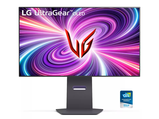 LG UltraGear 32" OLED Dual Mode 4K UHD 240Hz or FHD 480Hz 0.03ms G-Sync Compatible Gaming Monitor with Pixel Sound