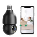 Light Bulb Security Cameras, 5G&2.4G Security Cameras Wireless Outdoor Indoor,2K 3MP Bulb Camera 360 Degree WiFi Outdoor Motion Detection and Alarm,Two-Way Talk,Color Night...
