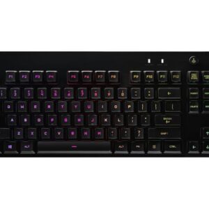 Logitech G PRO Mechanical Gaming Keyboard, Ultra Portable Tenkeyless Design, Detachable Micro USB Cable, 16.8 Million Color LIGHTSYNC RGB Backlit Keys