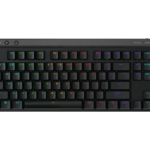 Logitech G515 LIGHTSPEED TKL Low Profile Wireless Gaming Keyboard - GL Red Linear Switches, LIGHTSYNC RGB, Thin Tenkeyless Design, PBT Keycaps - Black