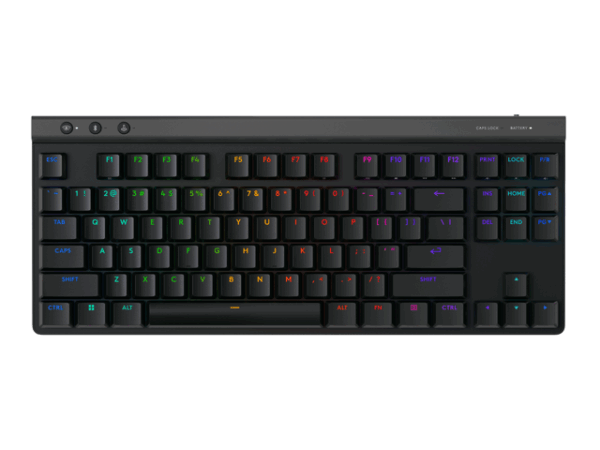 Logitech G515 LIGHTSPEED TKL Low Profile Wireless Gaming Keyboard - GL Red Linear Switches, LIGHTSYNC RGB, Thin Tenkeyless Design, PBT Keycaps - Black Logitech G515 LIGHTSPEED TKL Low Profile Wireless Gaming Keyboard - GL Red Linear Switches, LIGHTSYNC RGB, Thin Tenkeyless Design, PBT Keycaps - Black