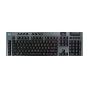 Logitech G915 X LIGHTSPEED Full-size Wireless Mechanical Gaming Keyboard - GL Red Linear Switches, RGB Backlighting - Black