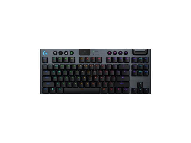 Logitech G915 X LIGHTSPEED TKL Wireless Mechanical Gaming Keyboard - GL Red Linear Switches, RGB Backlighting - Black