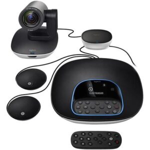 Logitech Group HD Video Conferencing System Bundle Video Conferencing with Expansion Mics