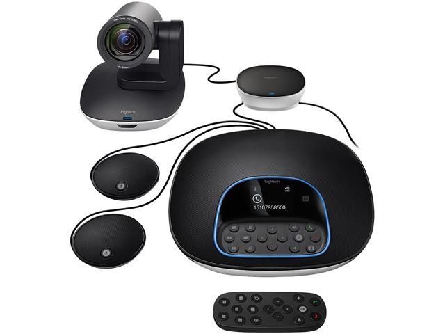 Logitech Group HD Video Conferencing System Bundle Video Conferencing with Expansion Mics