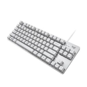Logitech K835 TKL MECHANICAL Wired Mechanical Gaming Keyboard, Curved Keycaps, 84-Key Compact Design, Aluminum, 12 Dual Function FN Pushbuttons,