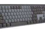 Logitech MX Mechanical Wireless Illuminated Performance Keyboard, Linear Switches, Backlit Keys, Bluetooth, USB-C, macOS, Windows, Linux, iOS,