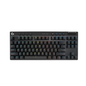 Logitech PRO X TKL LIGHTSPEED Wireless Gaming Keyboard,Tri-Mode Connectivity, Ultra-Portable Tenkeyless Design, LIGHTSYNC RGB, PBT keycaps, Linear
