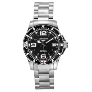 Longines Black Dial Automatic Diver's 300M Men's Watch L3.741.4.56.6
