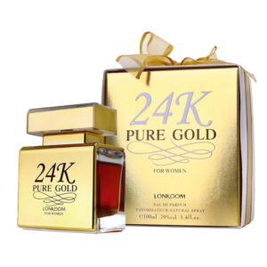 Lonkoom 24K Long Lasting Perfume for Women - Woody and Citrus Scent with Notes of Clementine, Blackcurrant, Tuberose, Freesia, and Vanilla 3.4 oz