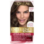 L'Oreal Paris Excellence Creme Permanent Hair Color, Triple Care, 5AB Mocha Ashe Brown, 1 kit