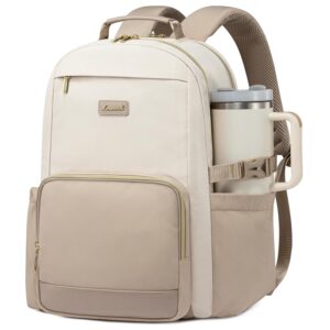 LOVEVOOK Laptop Backpack for Women with Pouch Pocket for Large Capacity Cup,17 Inch Laptop Computer Bag Travel Backpack Purse,Waterproof Work Business Backpack College Teacher...