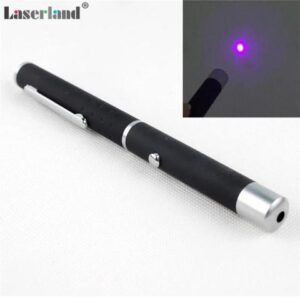 <5mW 405nm Violet Blue Laser Pointer Pen Glow Threads T-shirt UV Lighting Tester Class 3R Safety Standard EU