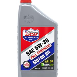 Lucas Oil 10049 Synthetic Motor Oil 1 Qt - SAE 5W-30 API SN Plus/Dexos Certified