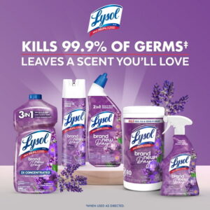 Lysol® Disinfectant Spray, Sanitizing and Antibacterial Spray, Lavender & Cotton Blossom, 12.5 oz