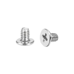 M2 x 3mm Laptop Notebook Computer Screws Phillips Head Screw Silver Tone 3.8mm Dia Screw Head for IBM HP Dell Lenovo Gateway Acer Samsung 200pcs