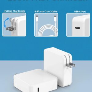 Mac Book Charger,100W USB C Charger Replacement for MacBook Pro 16, 15, 14, 13 Inch, MacBook Air 13 Inch, iPad Pro 2023/2022/ 2021/2020/ 2019/2018 All USB C Device,Type C to C...
