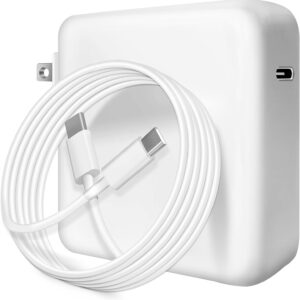 Mac Book Pro Charger-118W USB-C Power Adapter,Charger for Mac Pro Mac Air 2025 2024 2023 2022 2021 2020 13 14 15 16 Inch M1 M2 M3 M4,Include 7.2ft Cable as Fast as Original Quality