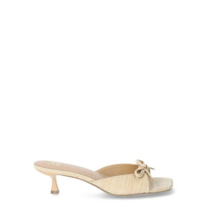 Madden NYC Women’s Raffia Kitten Heel Sandals
