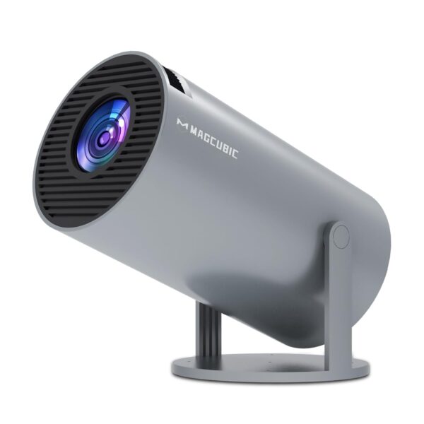 Magcubic Projector 4K with WiFi and Bluetooth, Mini Portable Proyector with Auto Keystone, Outdoor Movie for Bedroom, 200 ANSI, 180 Degree Rotation, Built-in Apps Android 11...