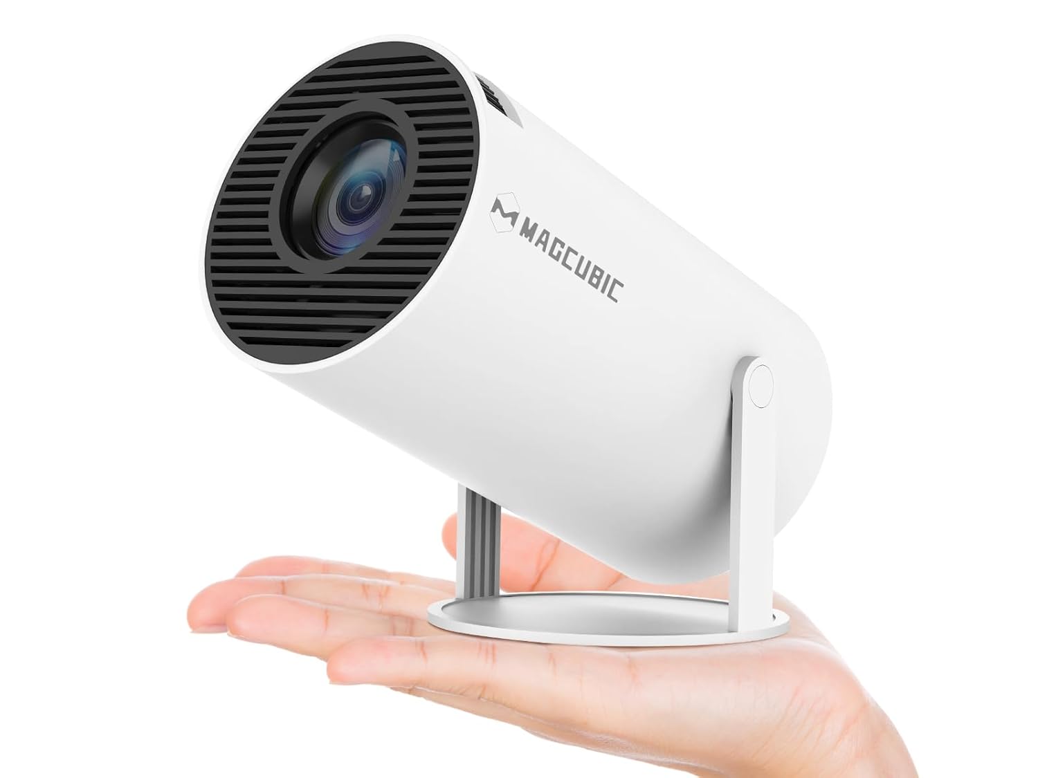 Magcubic Projector 4K with WiFi and Bluetooth, Mini Portable Proyector with Auto Keystone, Outdoor Movie for Bedroom, 200 ANSI, 180 Degree Rotation, Built-in Apps Android 11...