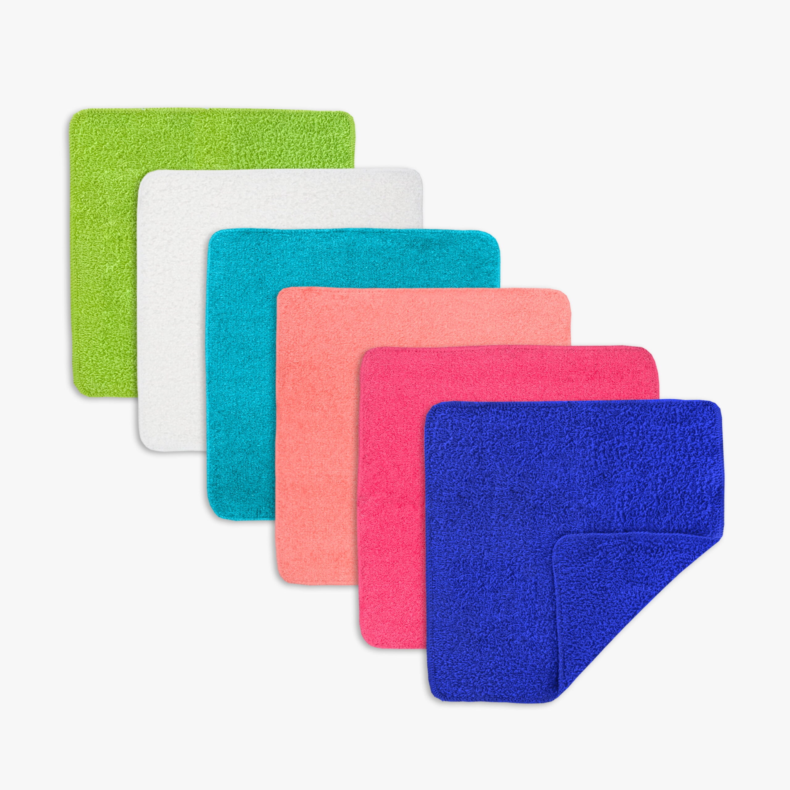 Mainstays 18-Pack Washcloth Bundle, True Bright