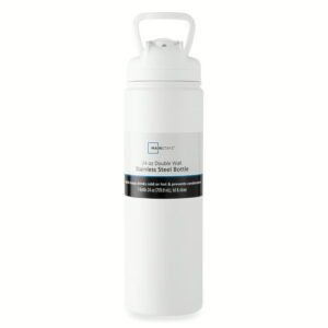 Mainstays 24 oz Stainless Steel Sip Water Bottle, White