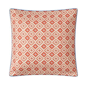 Mainstays by Becky G. & Alejandra Decorative Pillow, Mandarin Tile, 18" x 18"