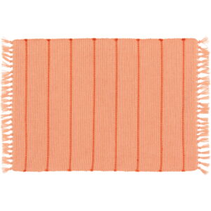 Mainstays by Becky G. & Alejandra Indoor/Outdoor Layering Rug, Orange Stripe, 24" x 36"