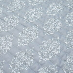 Mainstays Gray Paisley 2-Piece Quilt Set, T/TXL