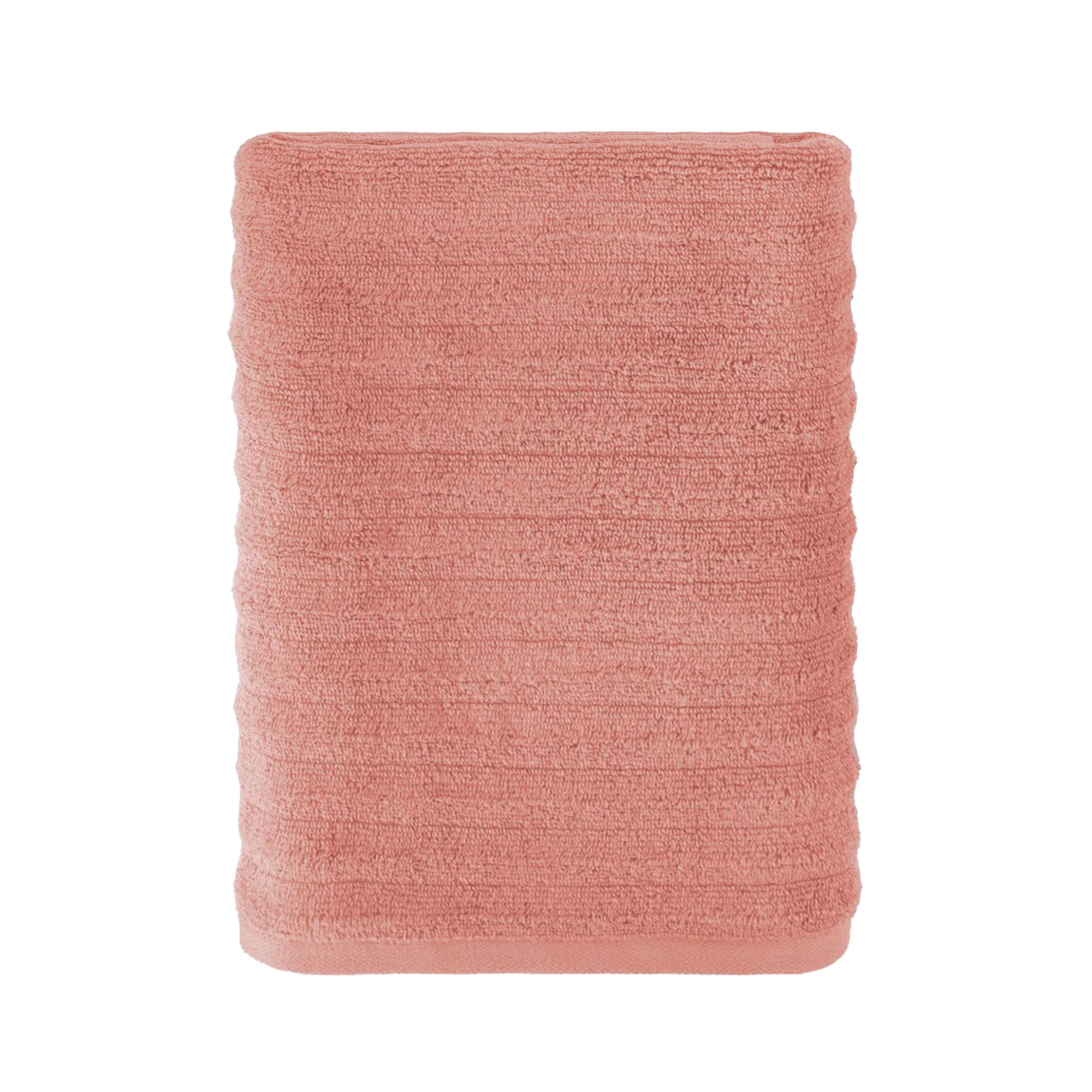 Mainstays Performance Textured Bath Sheet, 62" X 30", Terracotta