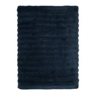 Mainstays Performance Textured Bath Sheet, 62" X 30", Washed Indigo