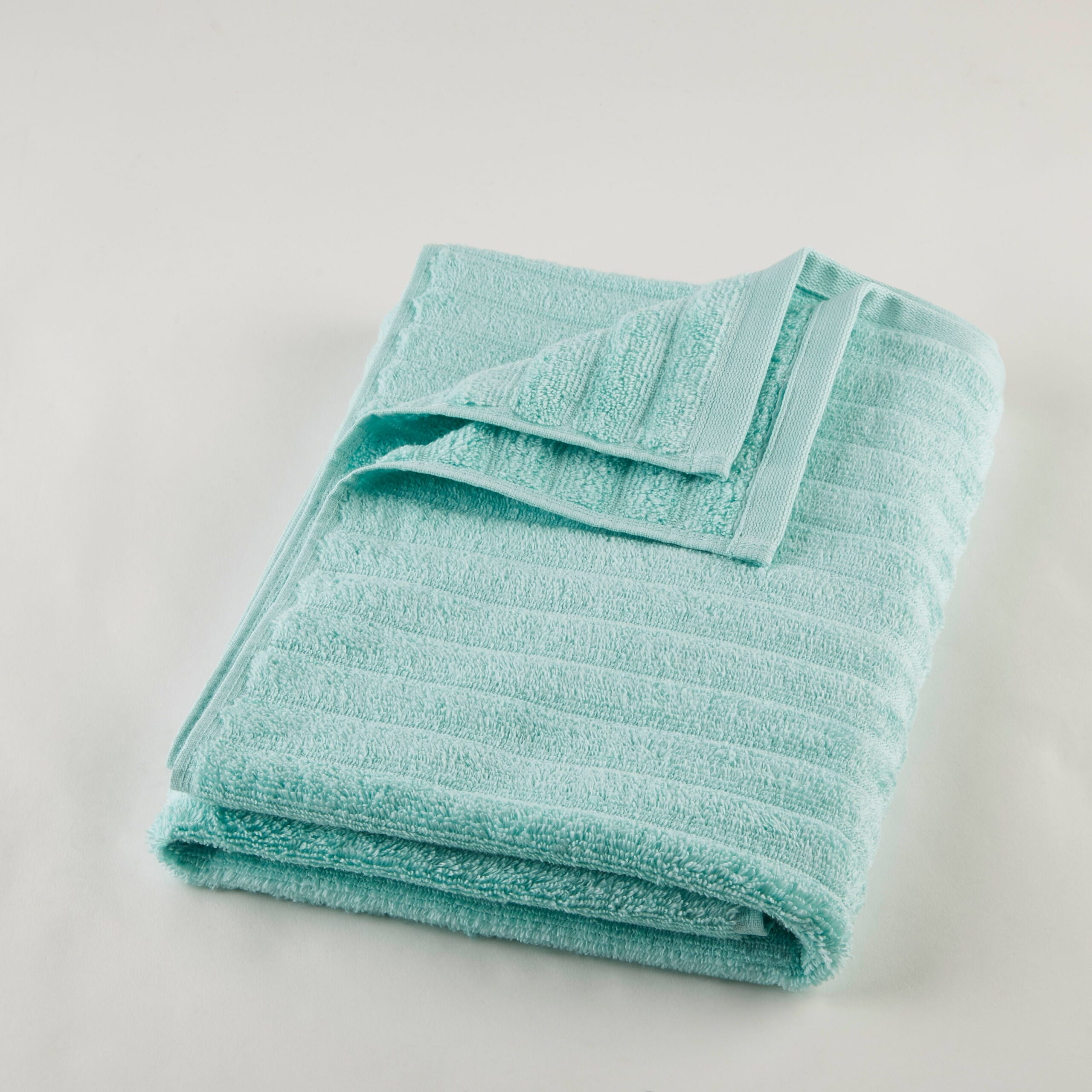 Mainstays Performance Textured Bath Towel, 30" x 54", Classic Mint