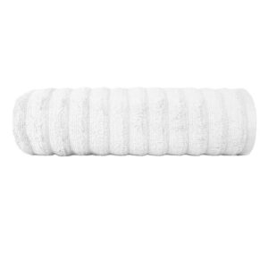 Mainstays Performance Textured Hand Towel, 26" x 16", Arctic White