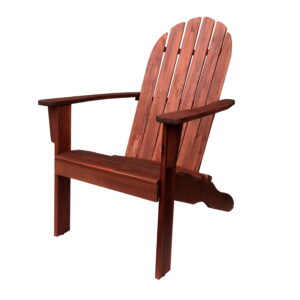 Mainstays Wood Outdoor Adirondack Chair, Dark Brown